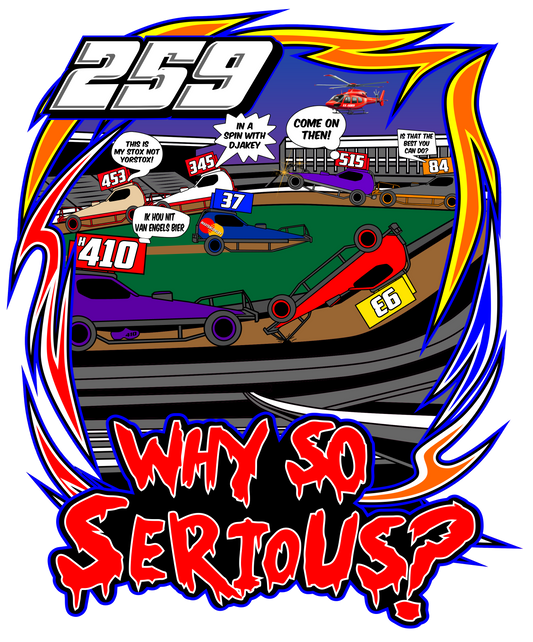 259 'Why So Serious' Range - A Quiet Night at Odsal (Adults)