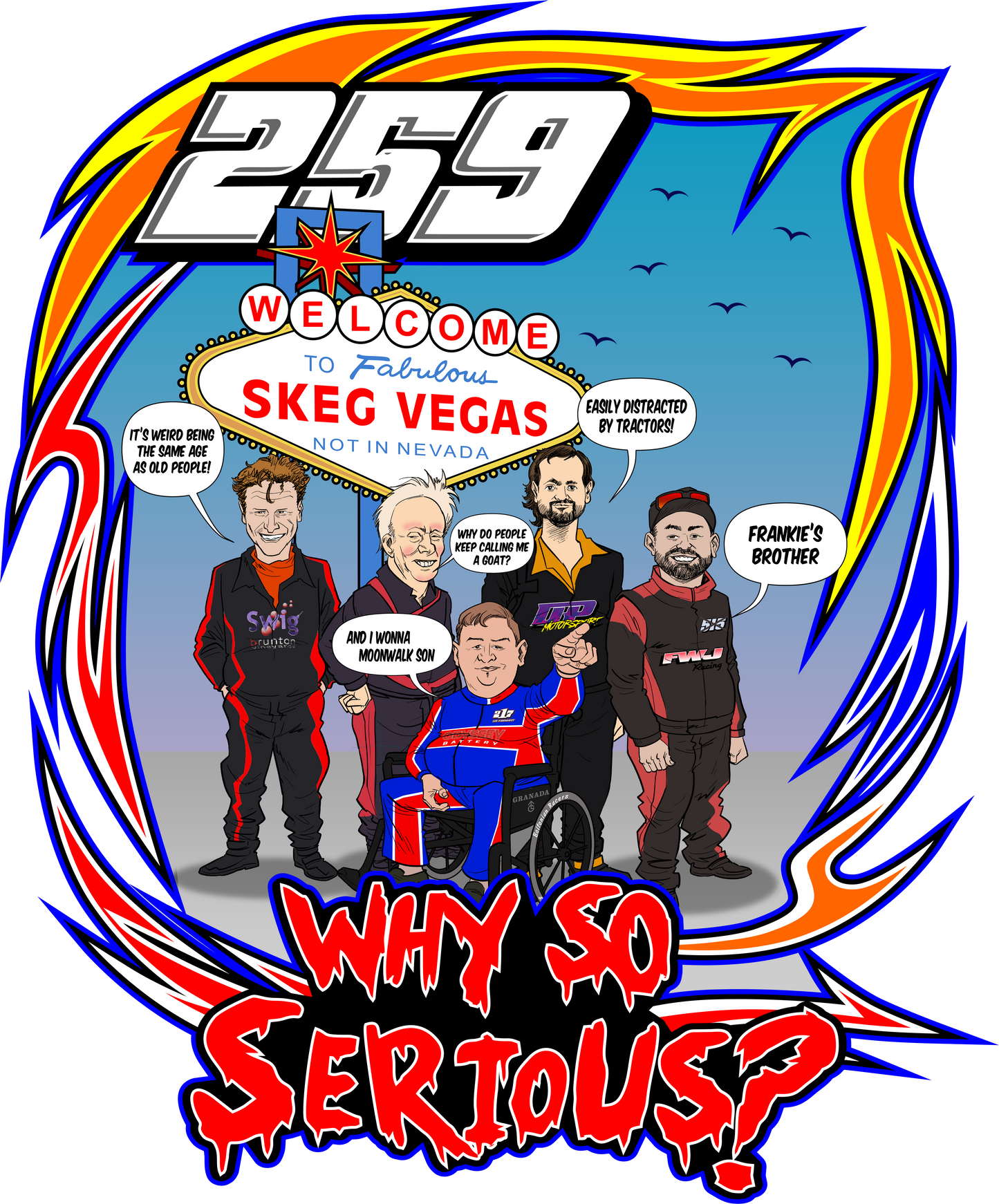 259 'Why So Serious' Range - Skegness Away Day! (Kids)