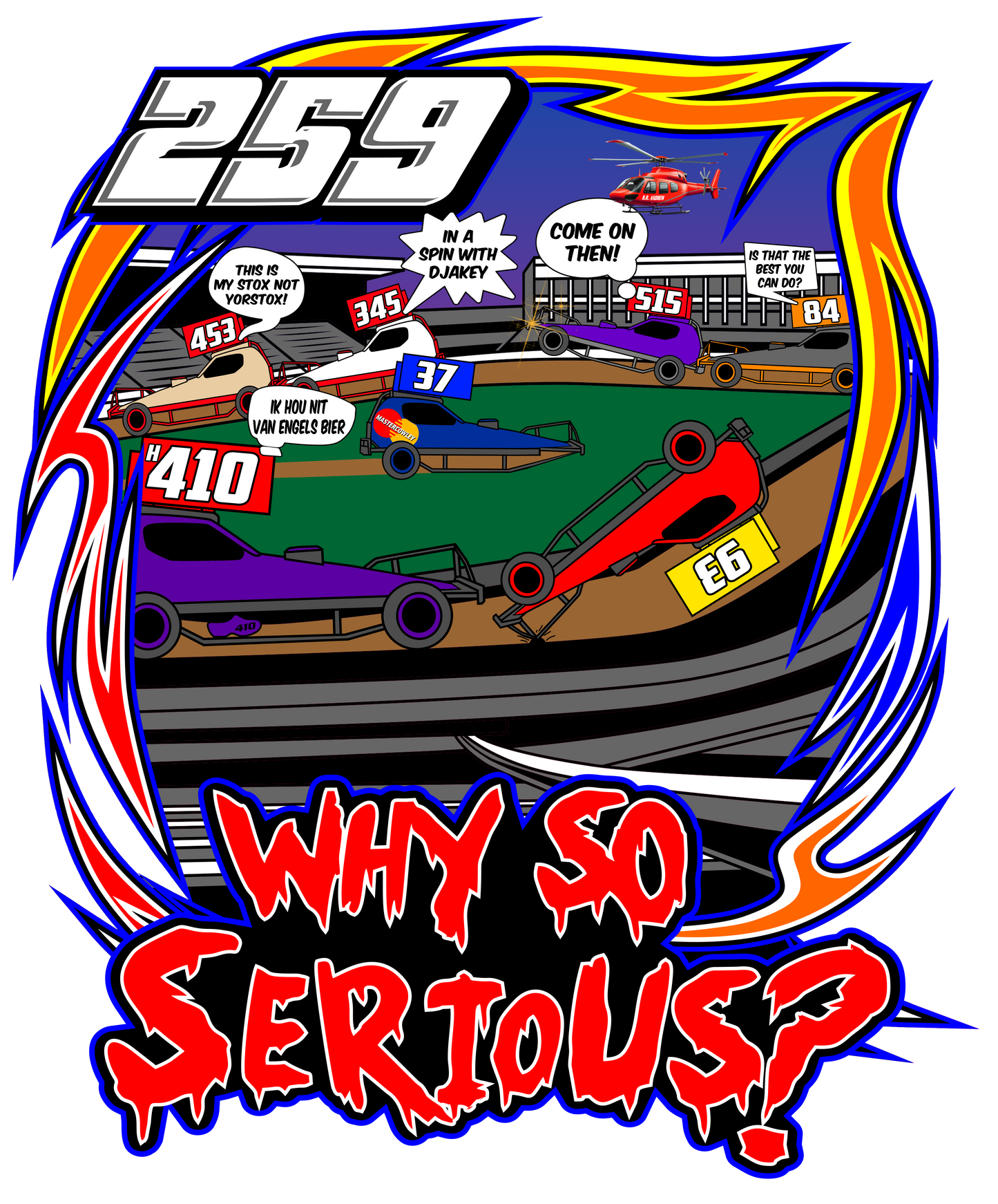 259 'Why So Serious' Range - A Quiet Night at Odsal (Adults)